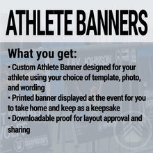 Cargar imagen en el visor de la galería, Heartland Regional Championships (Tier 1, Tier 2, H2H) - Athlete Banner