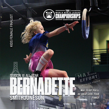 Cargar imagen en el visor de la galería, World Ninja League Championships (Tier 1, Tier 2, H2H) - Athlete Banner